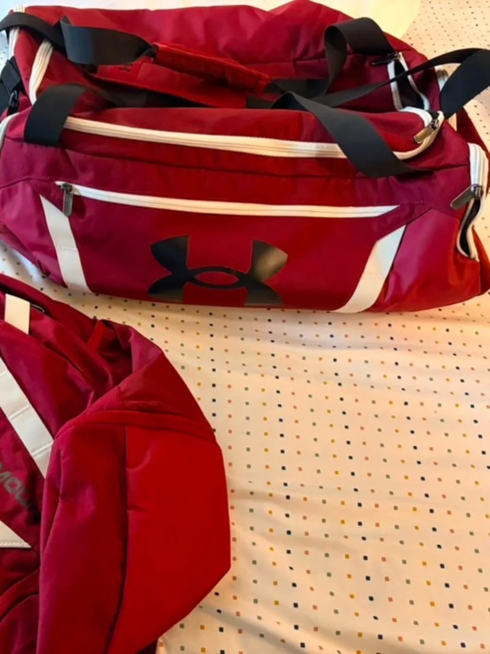 Under Armour Duffel Bag and Backpack Set